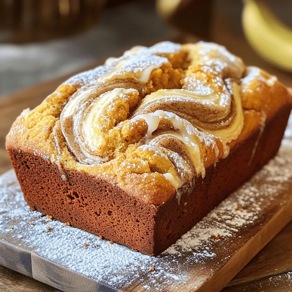 Homemade Cinnamon Swirl Banana Bread Delightful Recipe