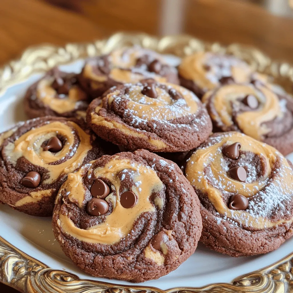 Peanut Butter Brownie Swirl Cookies Irresistible Treat