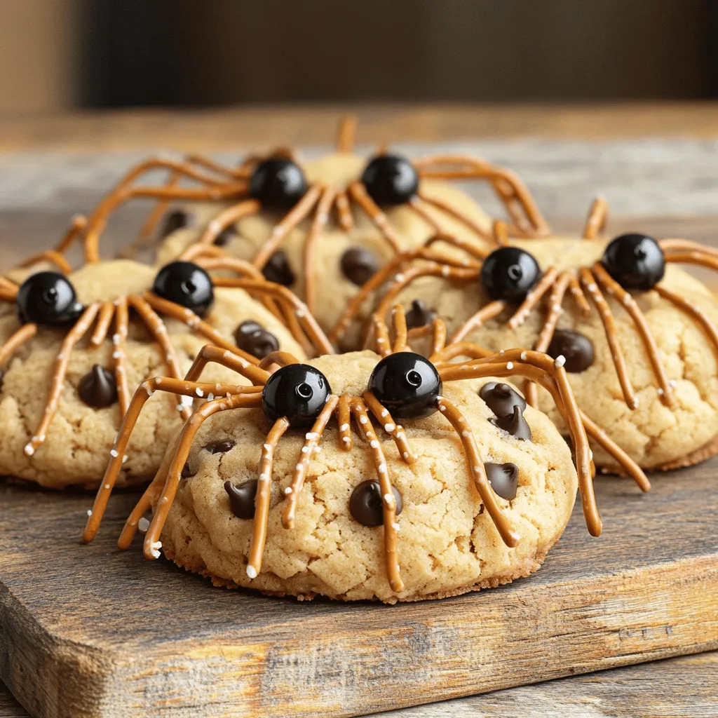 Easy Peanut Butter Spider Cookies Delightful and Fun