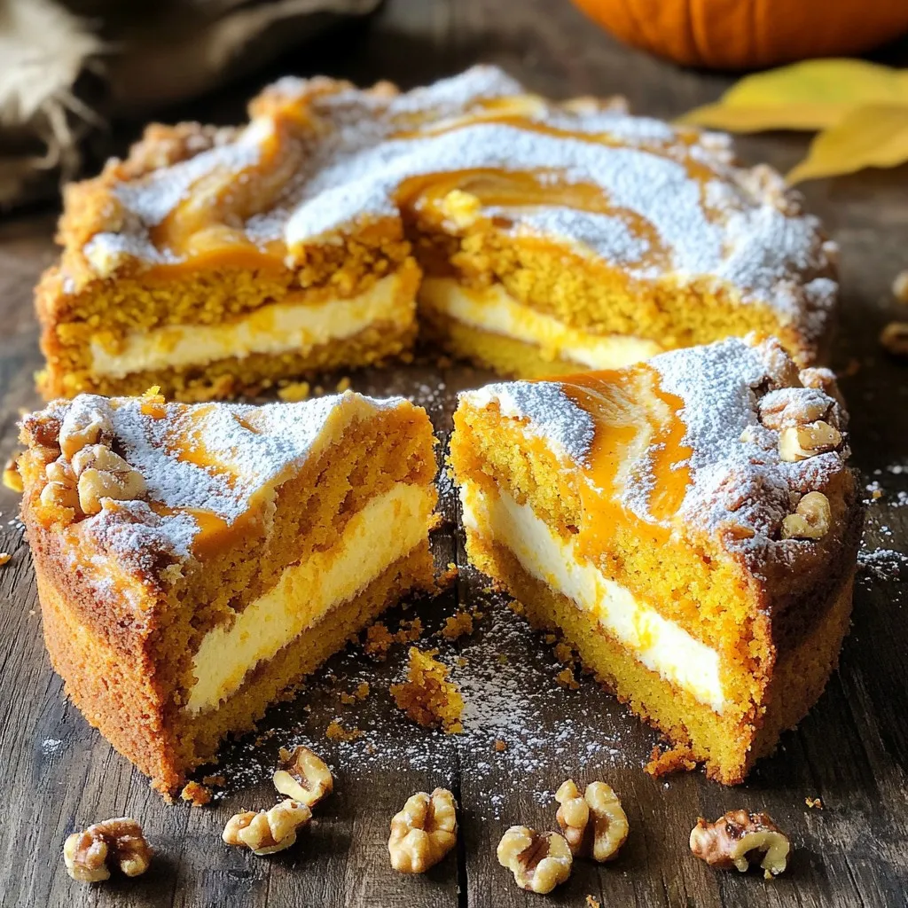 Pumpkin Cream Cheese Coffee Cake Irresistible Treat