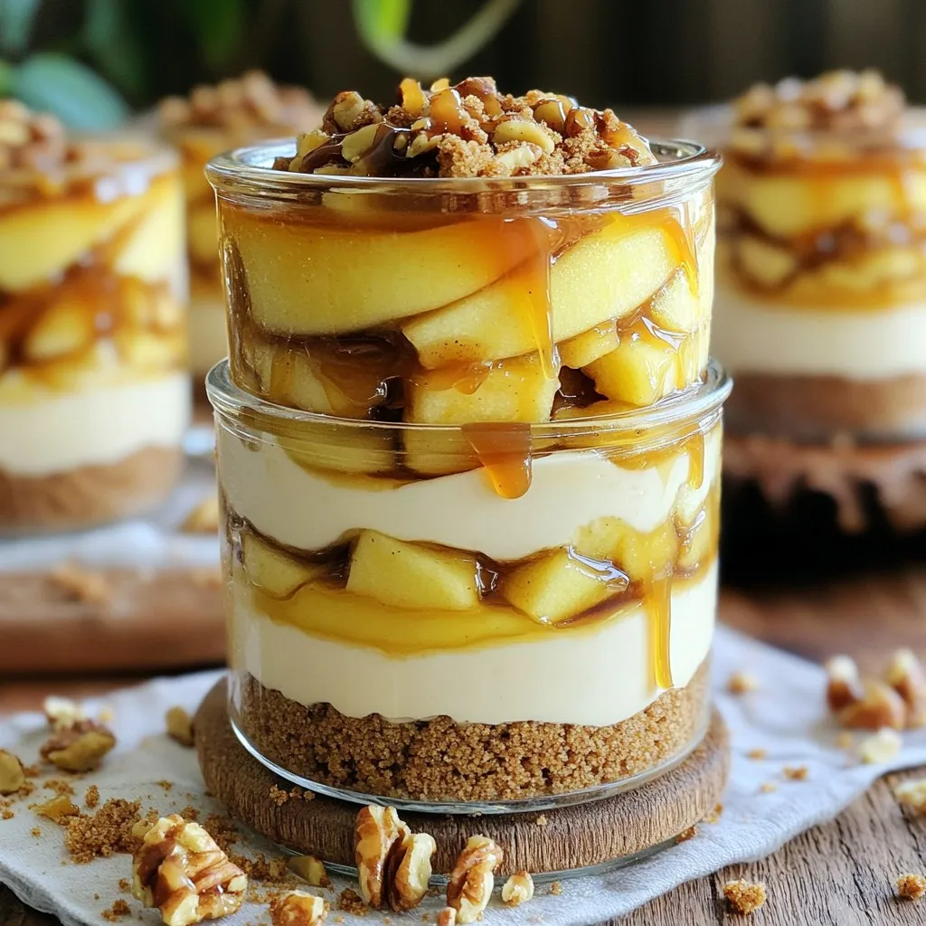 Caramel Apple Cheesecake Parfaits Delightful Dessert