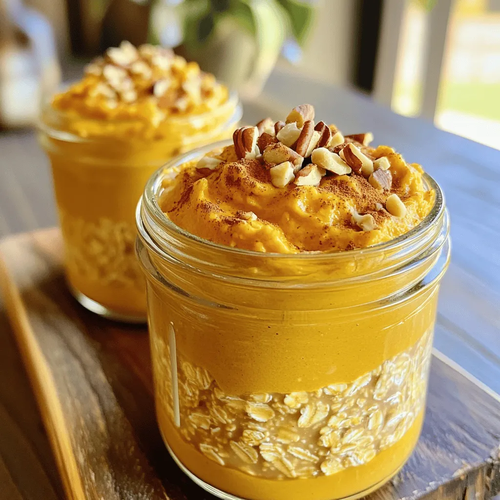 Pumpkin Cream Cold Brew Overnight Oats Delight