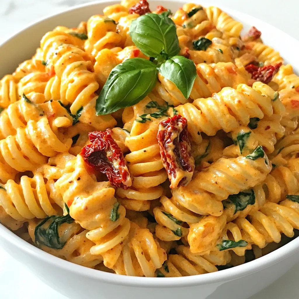 Creamy Sun-Dried Tomato Vegan Pasta Delight