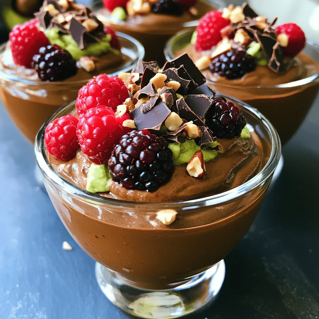 Avocado Chocolate Mousse Rich and Creamy Delight