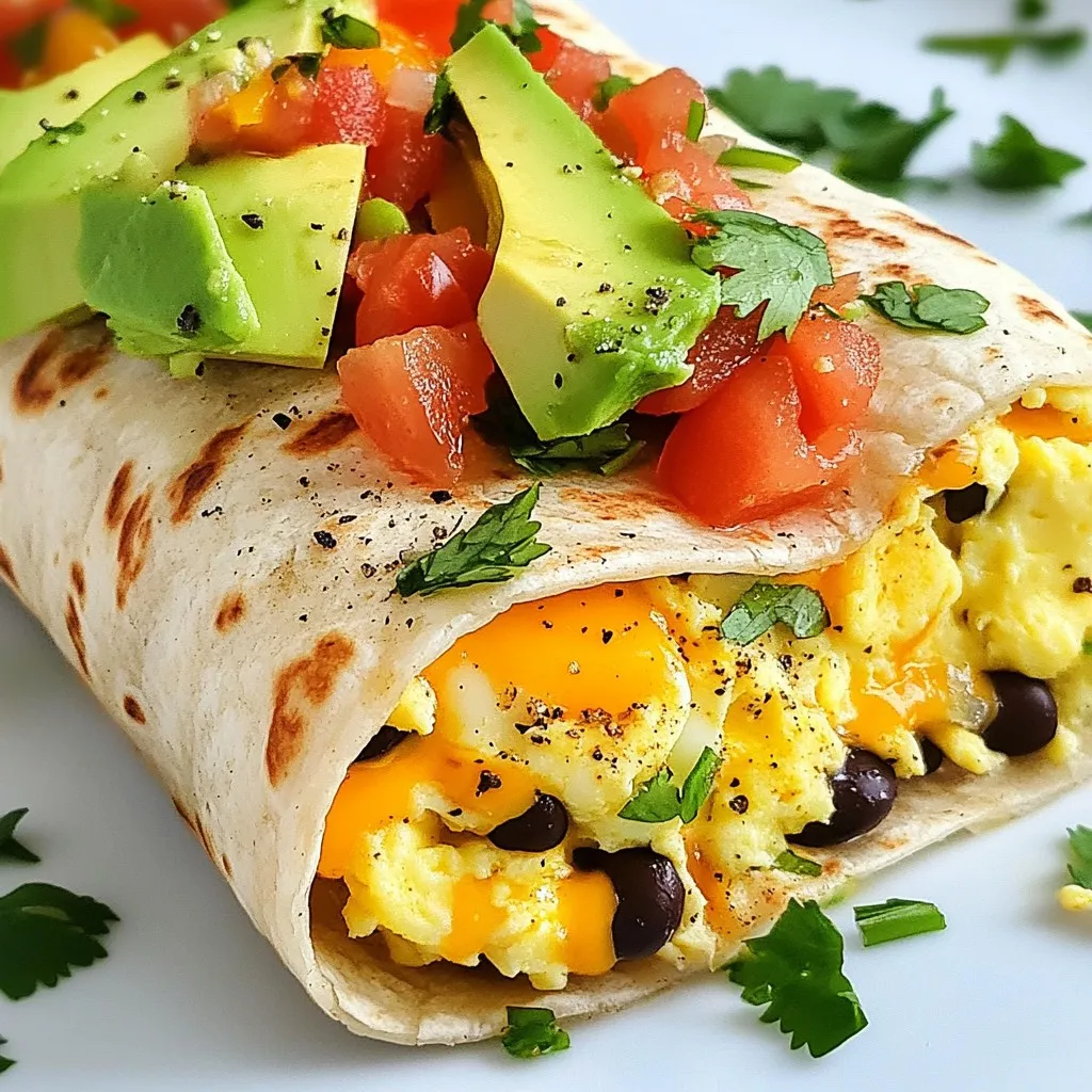 High Protein Breakfast Burrito Easy and Tasty Meal