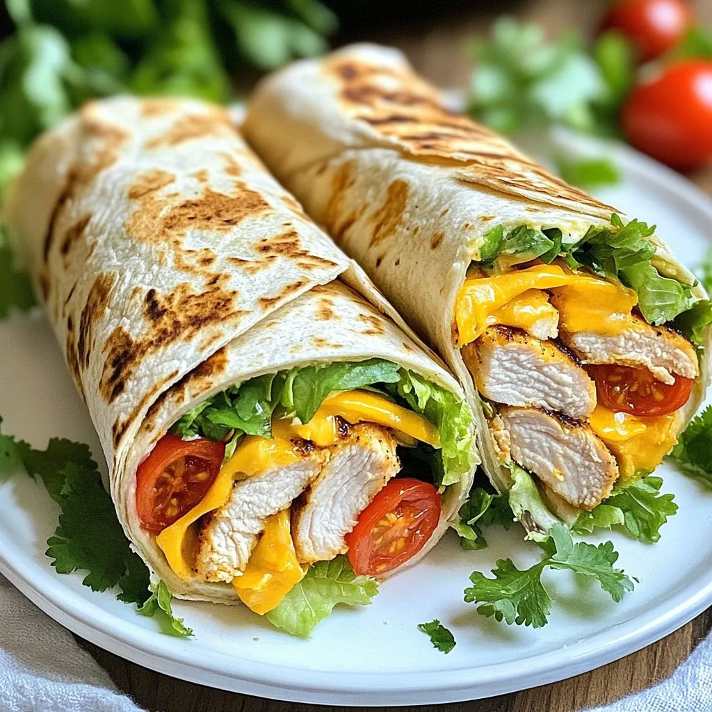 Grilled Chicken Ranch Wraps Tasty and Simple Meal