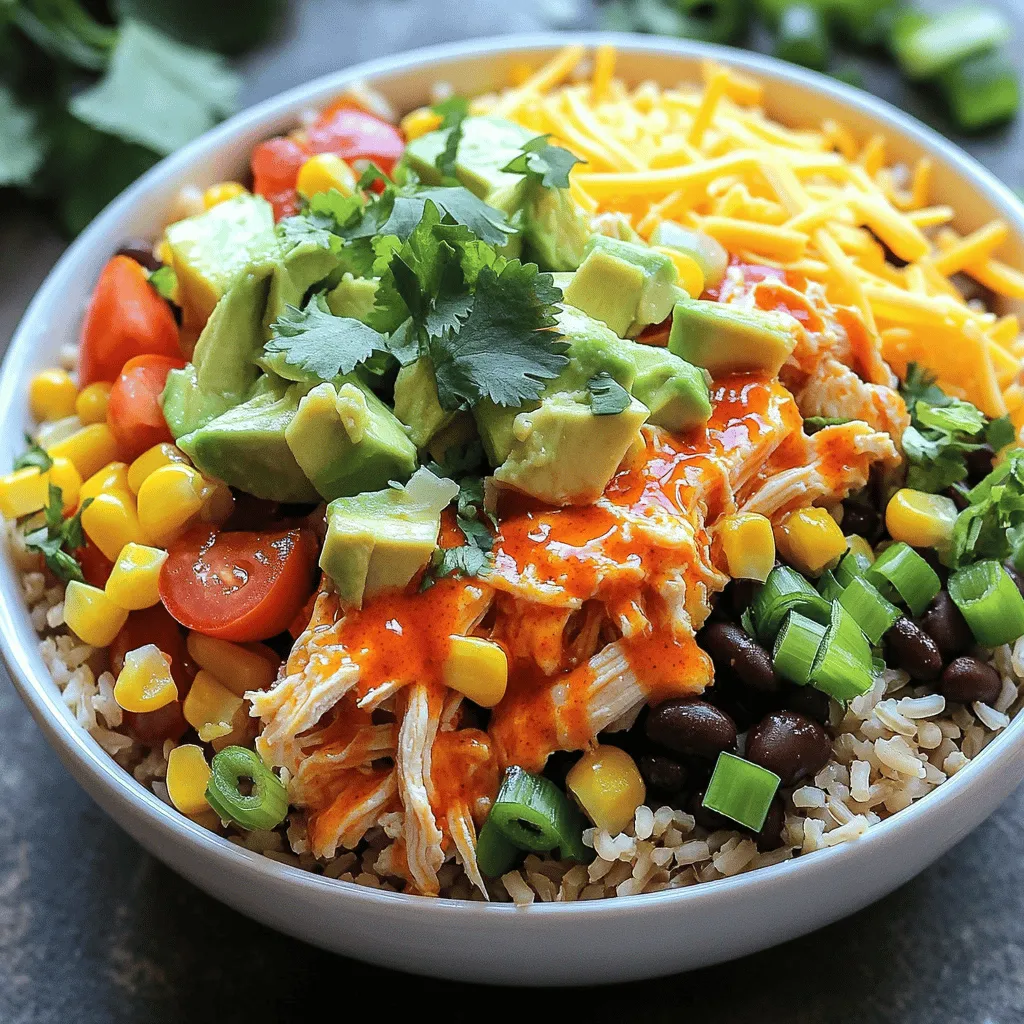 Easy Buffalo Chicken Bowls Flavorful and Quick Meal