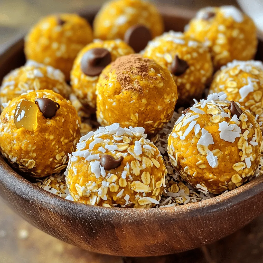 Pumpkin Spice Energy Bites Tasty and Quick Recipe