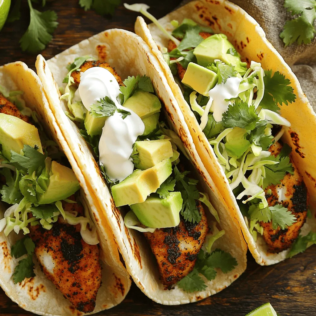 Blackened Fish Tacos Flavorful and Simple Recipe