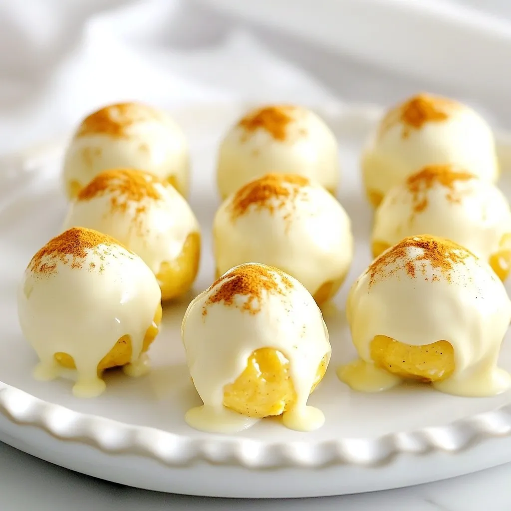 No-Bake Pumpkin Cheesecake Balls Easy Fall Treat