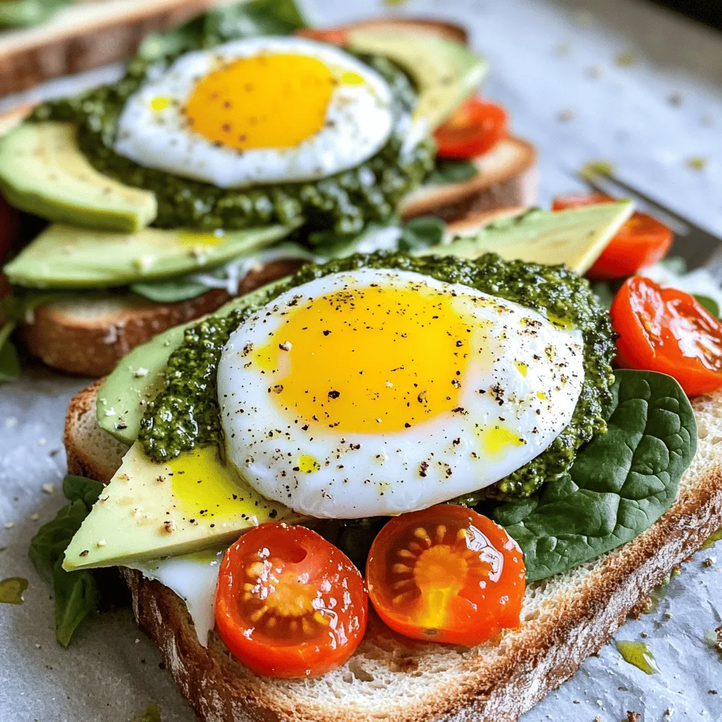 Pesto Egg Breakfast Sandwiches Quick and Tasty Meal