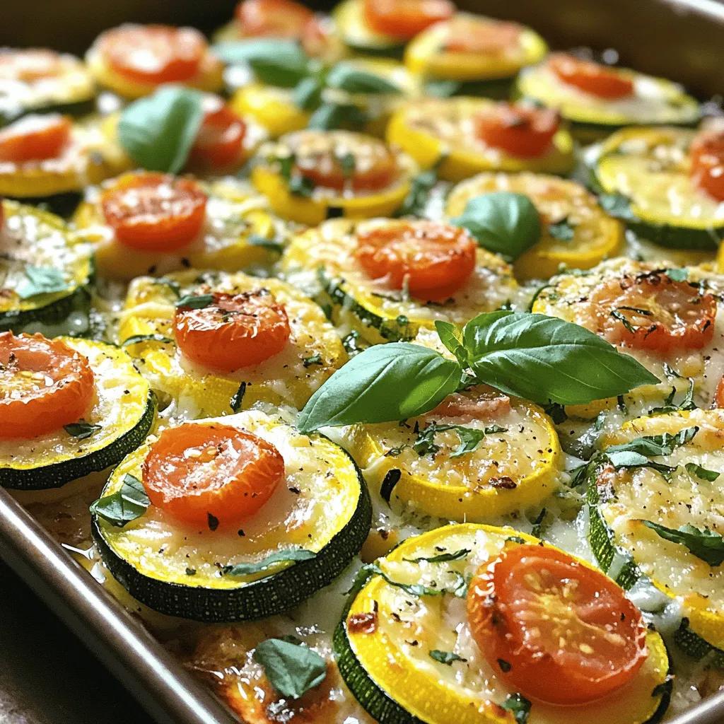 Delicious Baked Zucchini and Yellow Squash Dish