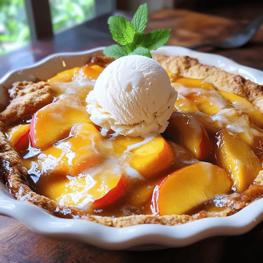 Easy Old Fashioned Peach Cobbler Simple and Tasty Dish