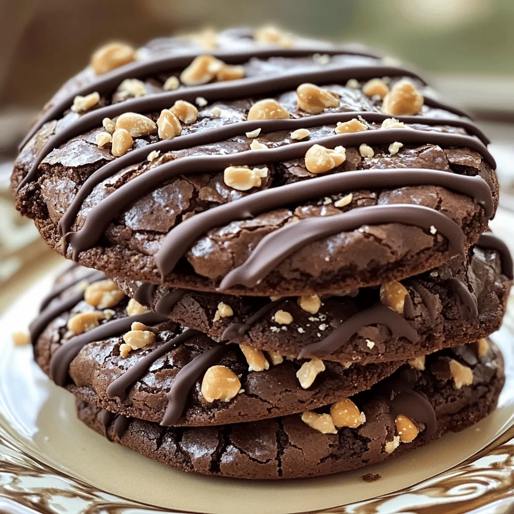 Peanut Butter Brownie Cookies Rich and Chewy Delight