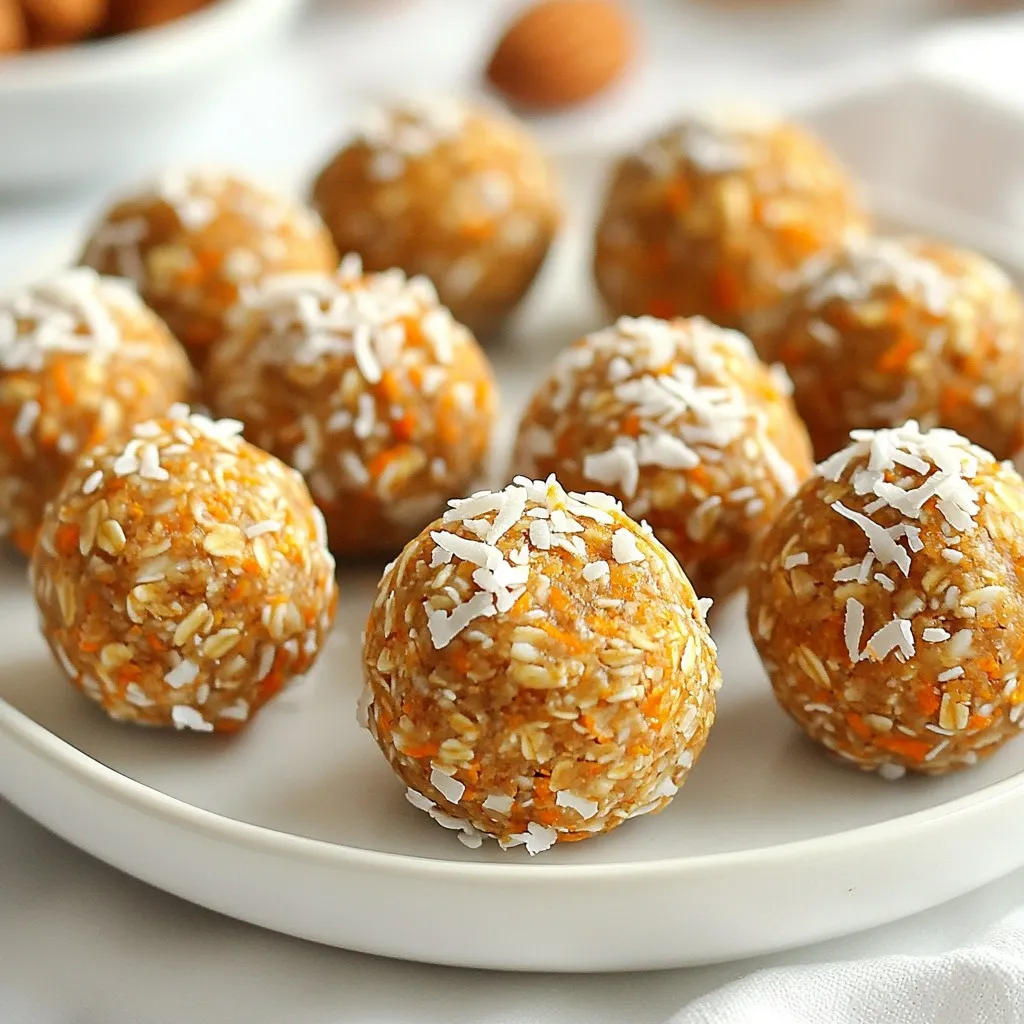 No-Bake Carrot Cake Energy Bites Simple Snack Treat