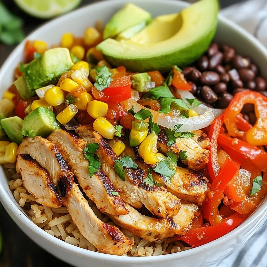 Chicken Fajita Bowls Flavorful and Easy Meal Guide