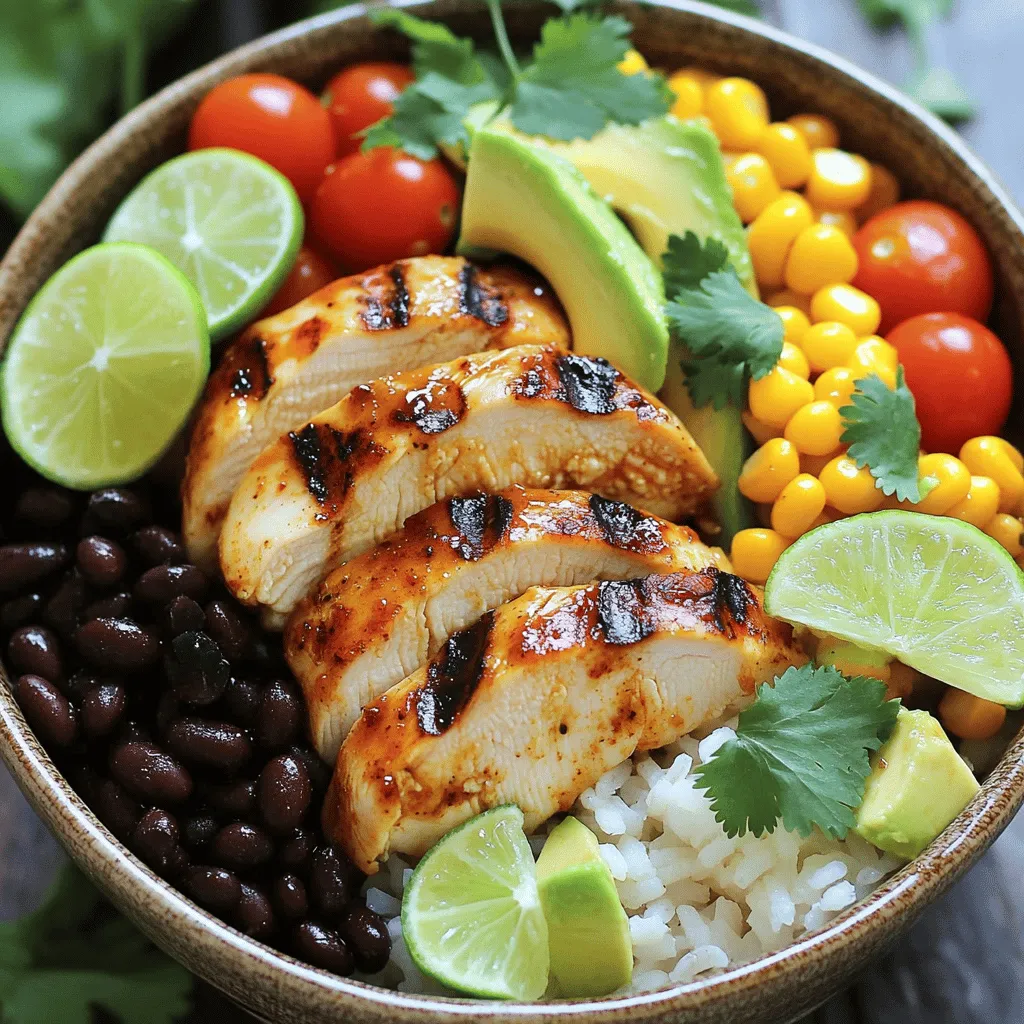 Honey Chipotle Chicken Rice Bowl Tasty and Simple Meal