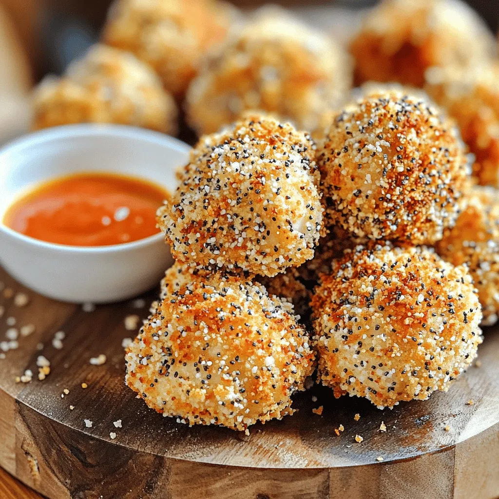Air Fryer Everything Bagel Chicken Bites Crunchy Treat