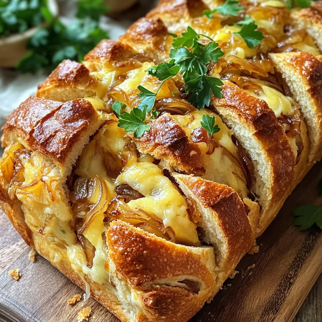 Caramelized Onion &#038; Gruyère Pull-Apart Bread Delight