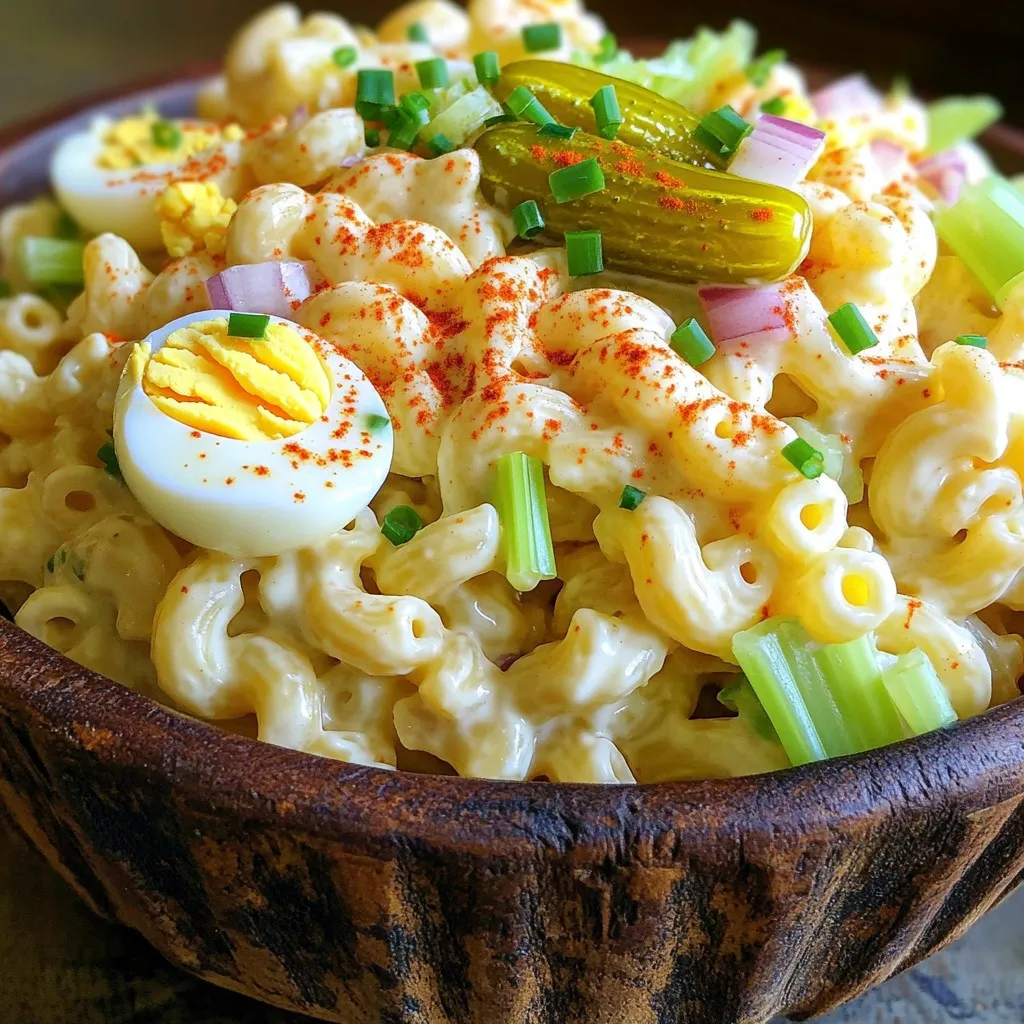 Deviled Egg Macaroni Salad Simple and Tasty Dish