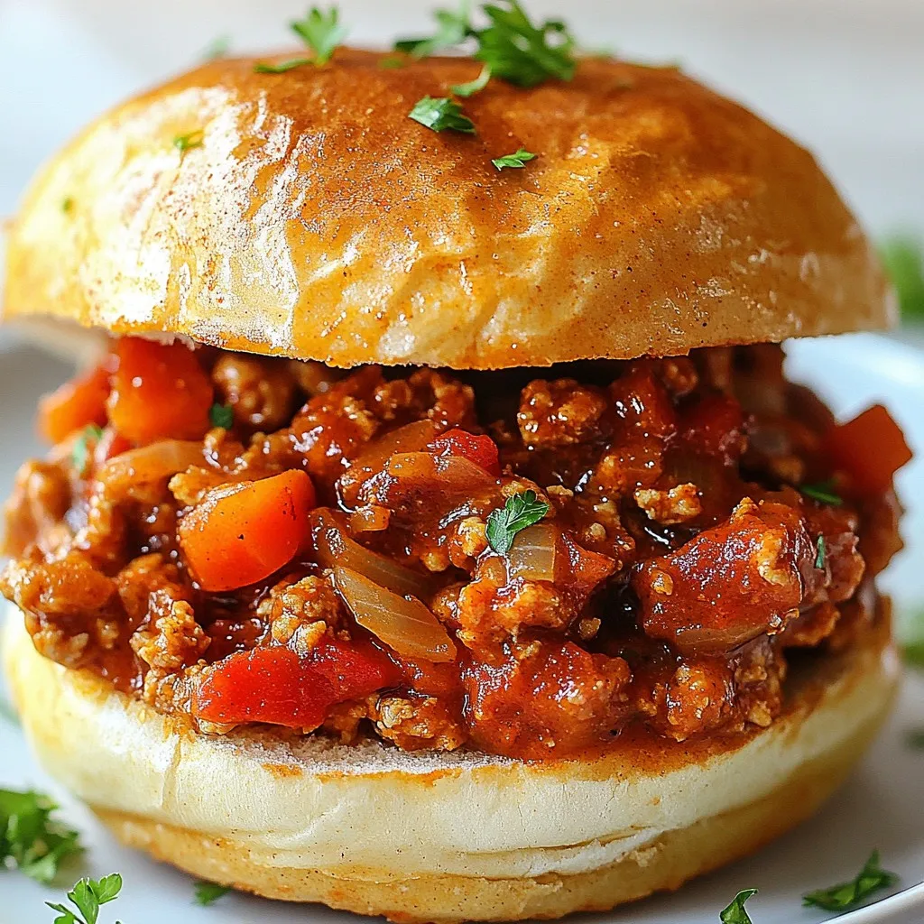 Cajun Chicken Sloppy Joes Flavorful and Easy Recipe