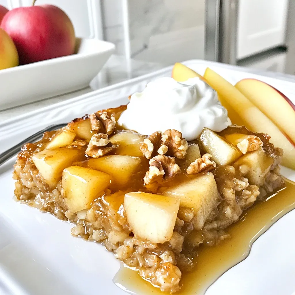 Oatmeal Apple Breakfast Bake Nourishing Morning Dish