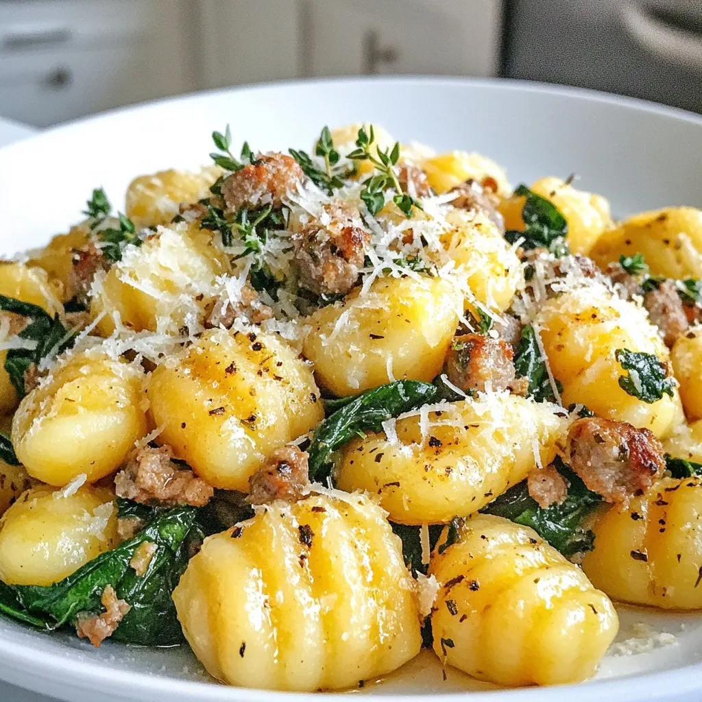 Butternut Squash Gnocchi with Chicken Sausage Delight
