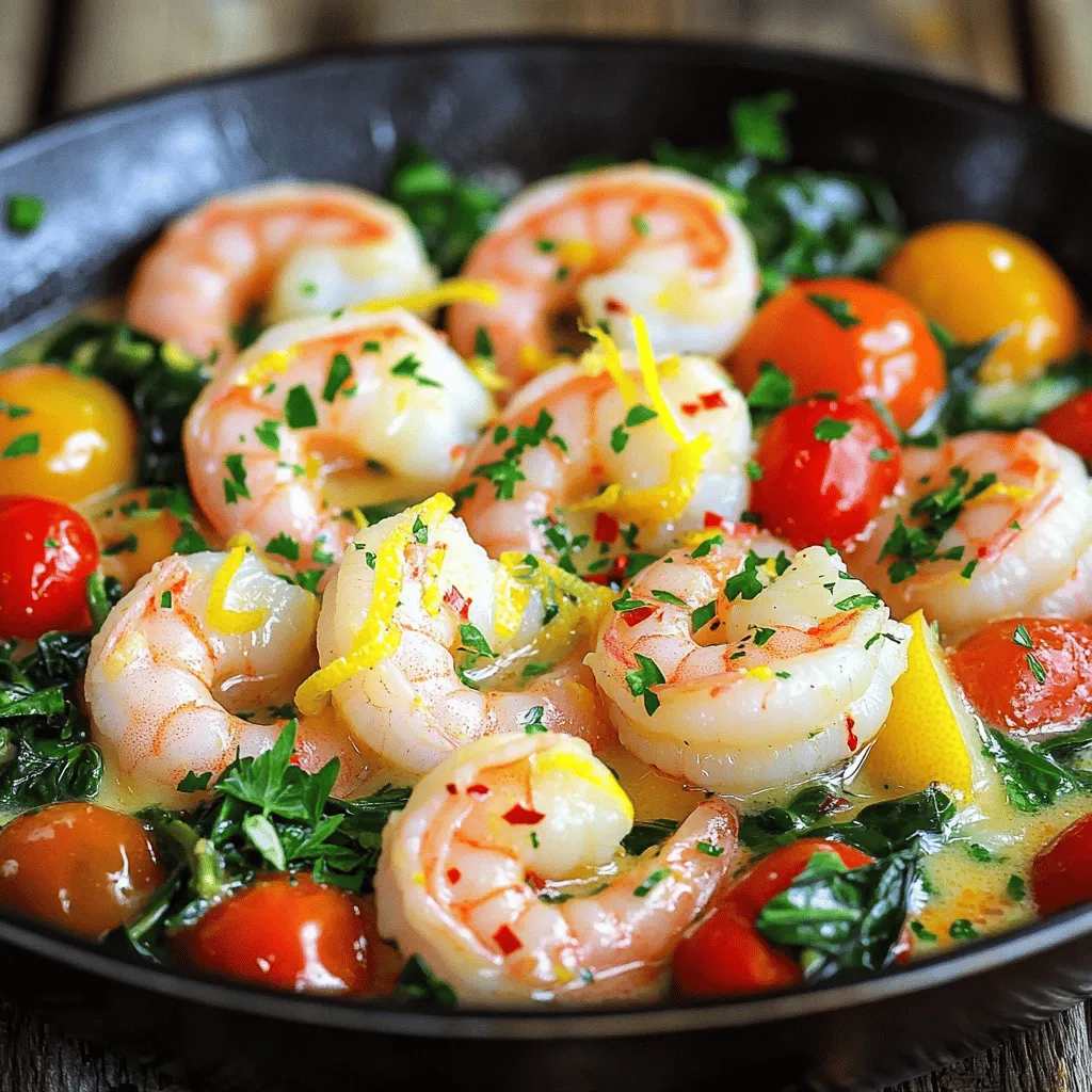Lemon Garlic Butter Shrimp Skillet Easy and Tasty Dish
