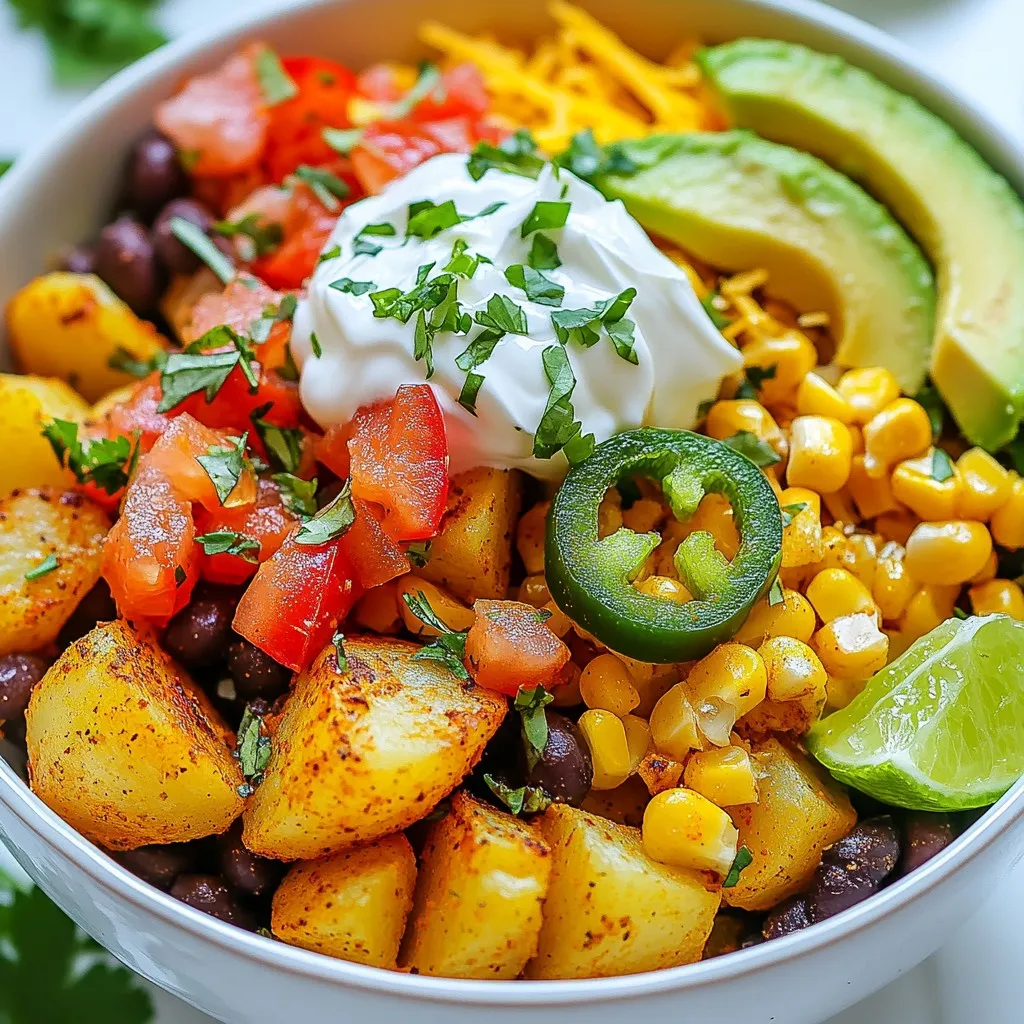Loaded Potato Taco Bowls Flavorful and Satisfying Meal