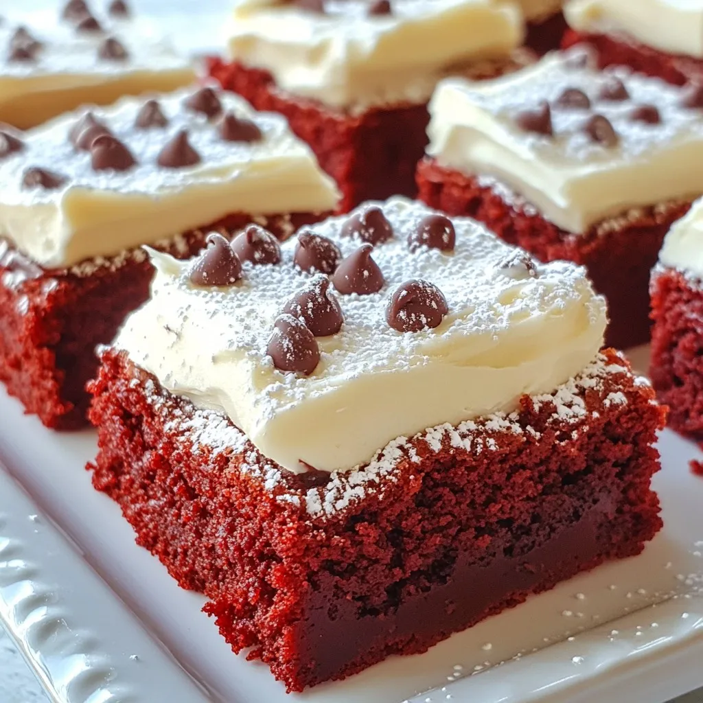 Fudgy Red Velvet Brownies Delicious and Easy Dessert