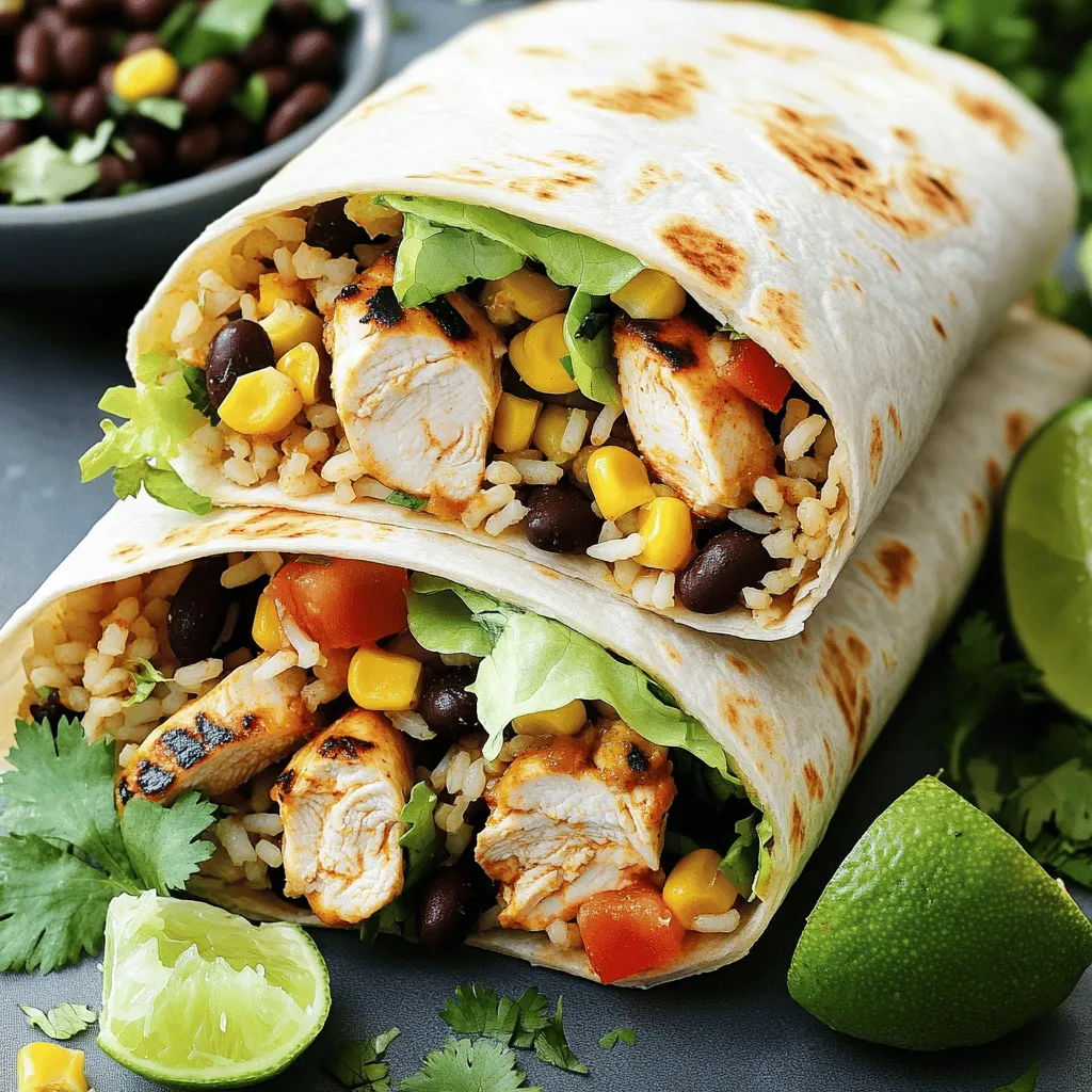 Easy Chipotle Ranch Grilled Chicken Burrito Delight