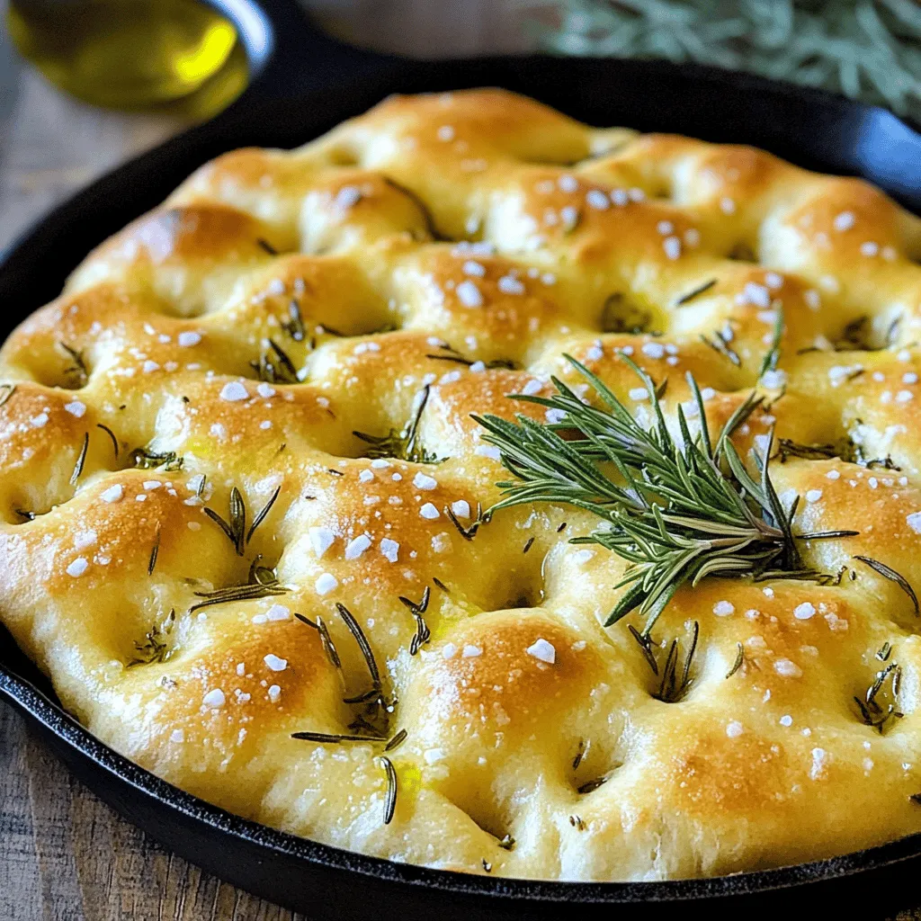 No-Knead Rosemary Focaccia Simple and Tasty Recipe