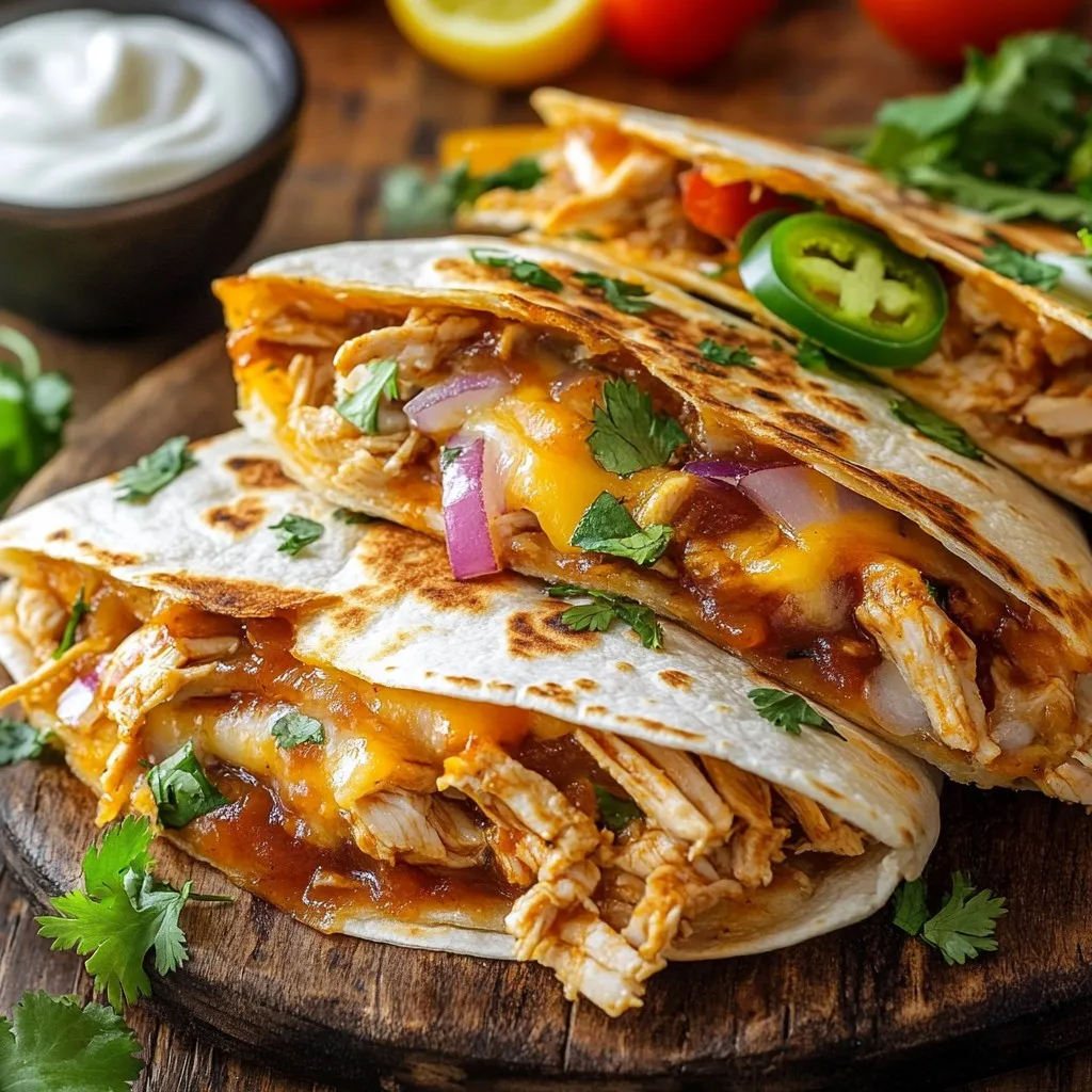 BBQ Chicken Quesadillas Tasty and Easy Recipe