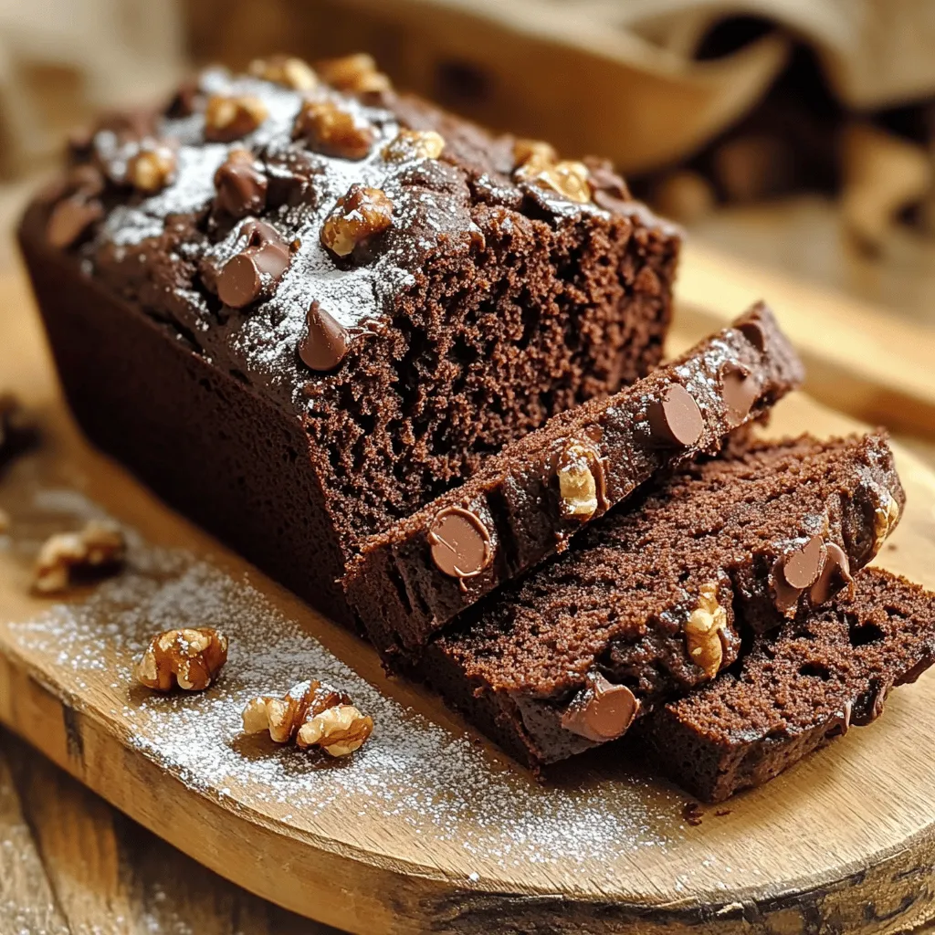 Chocolate Zucchini Bread Flavorful and Easy Recipe