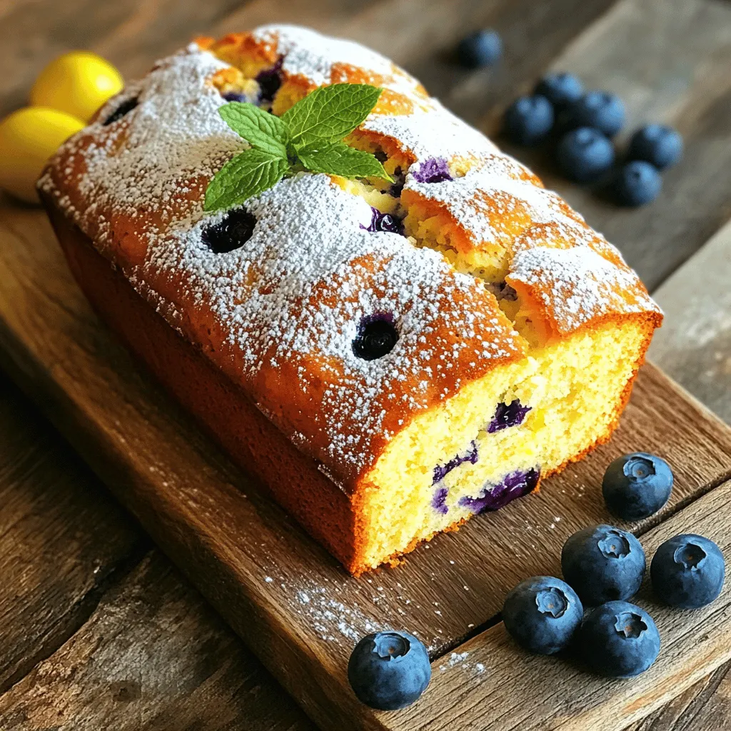 Blueberry Lemon Yogurt Loaf Delightful and Moist Recipe