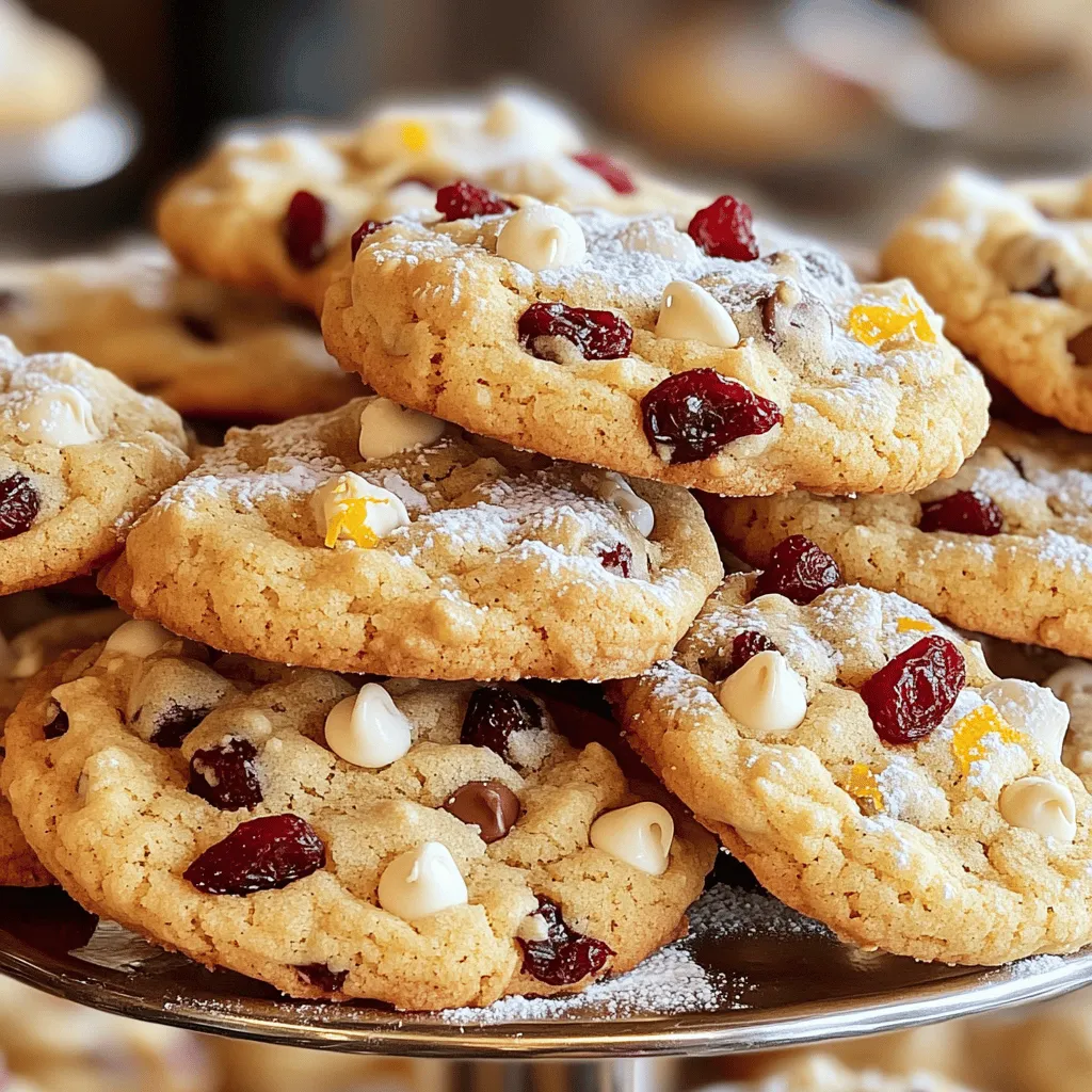 Cranberry White Chocolate Cookies Delightful and Easy