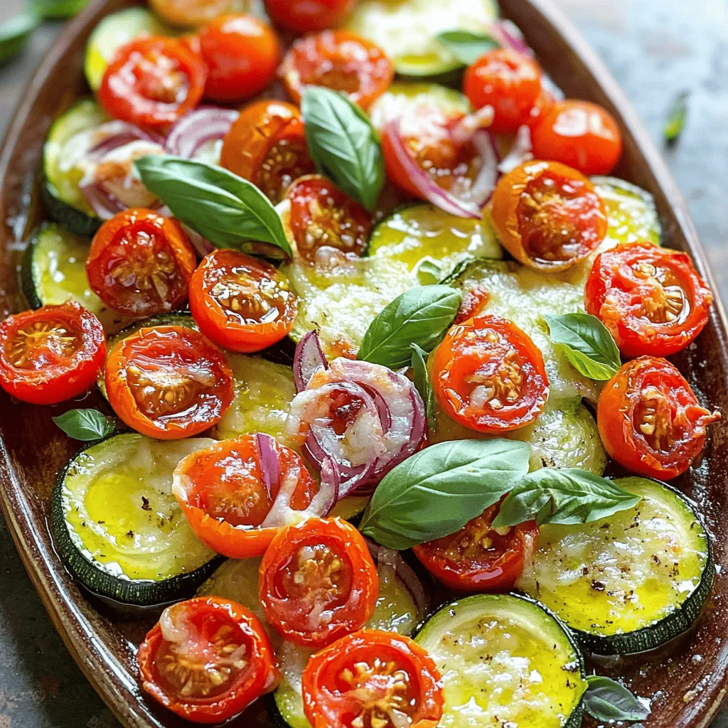 Savory Baked Zucchini with Tomatoes Easy Side Dish