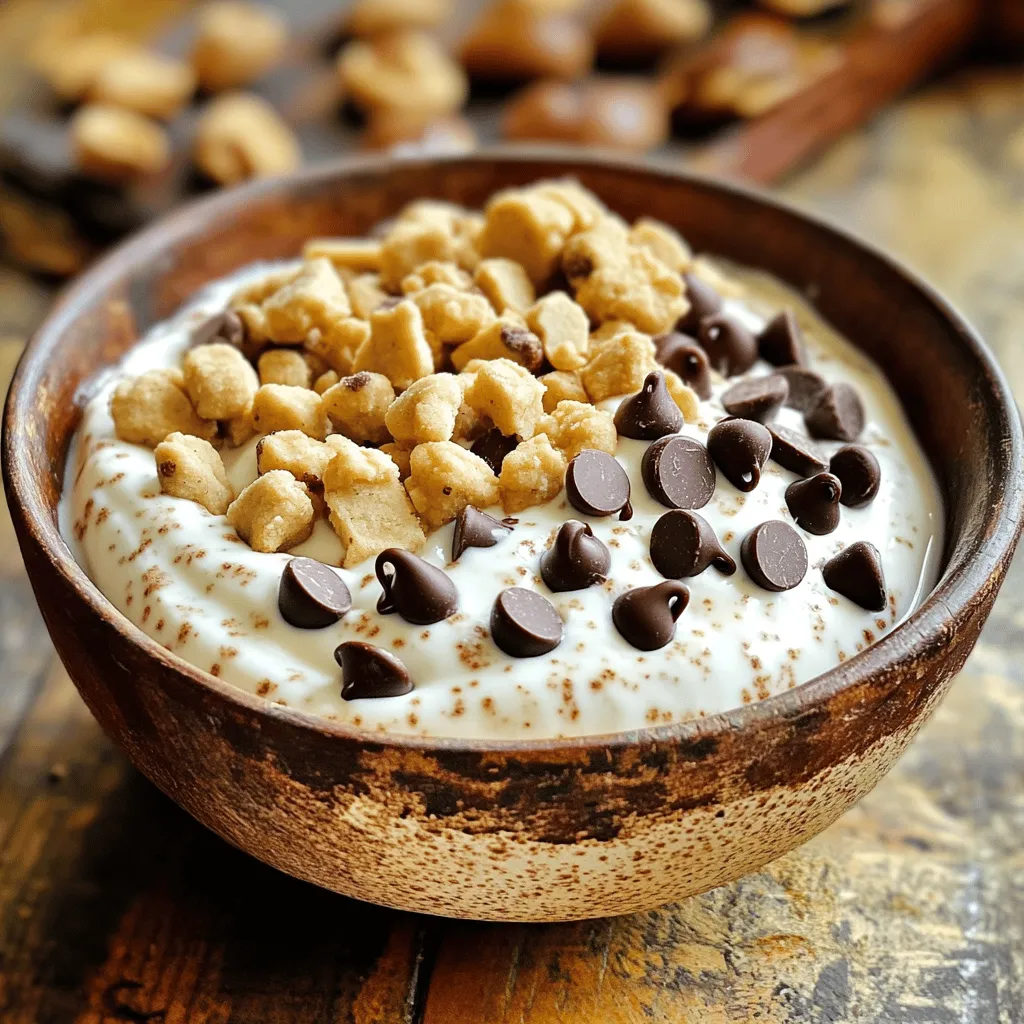 Chocolate Chip Cookie Dough Greek Yogurt Delight