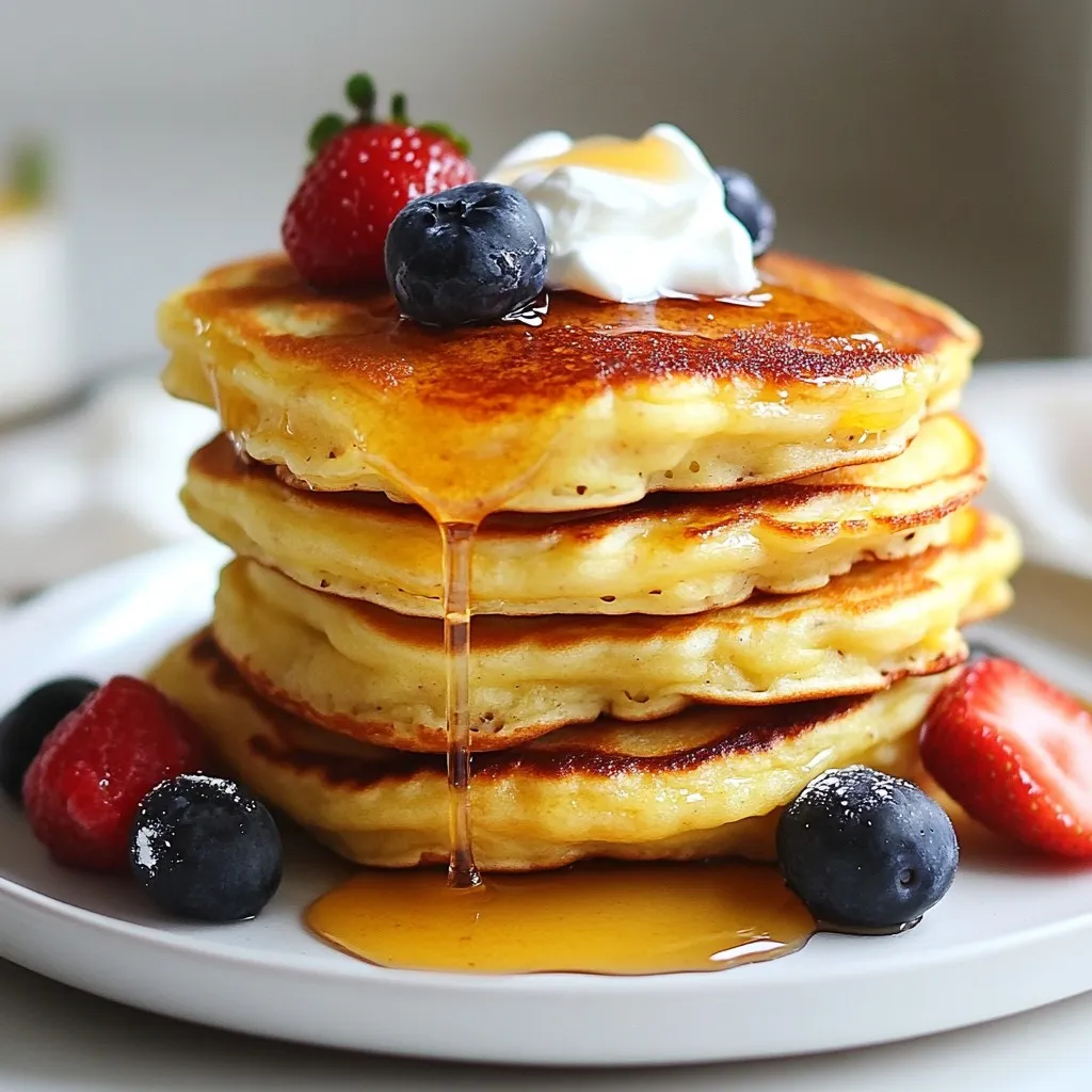 Greek Yogurt Pancakes Fluffy and Delicious Recipe