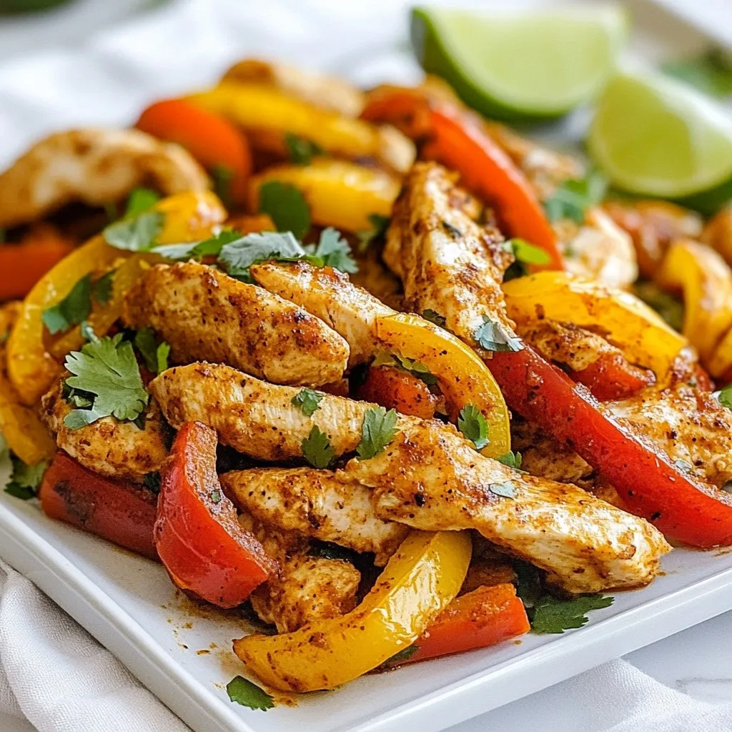Sheet Pan Chicken Fajitas Flavorful Dinner Delight