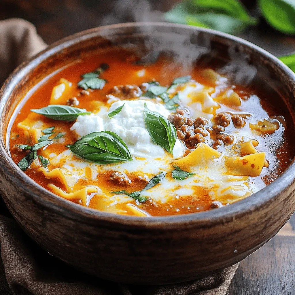 Cozy Lasagna Soup Simple and Comforting Recipe