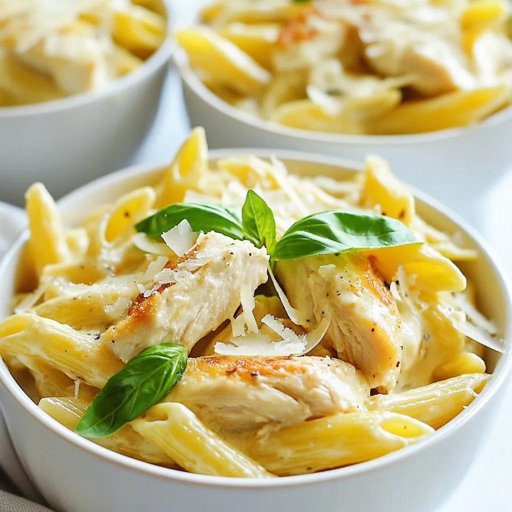 Creamy Chicken Penne Delightful and Easy Recipe