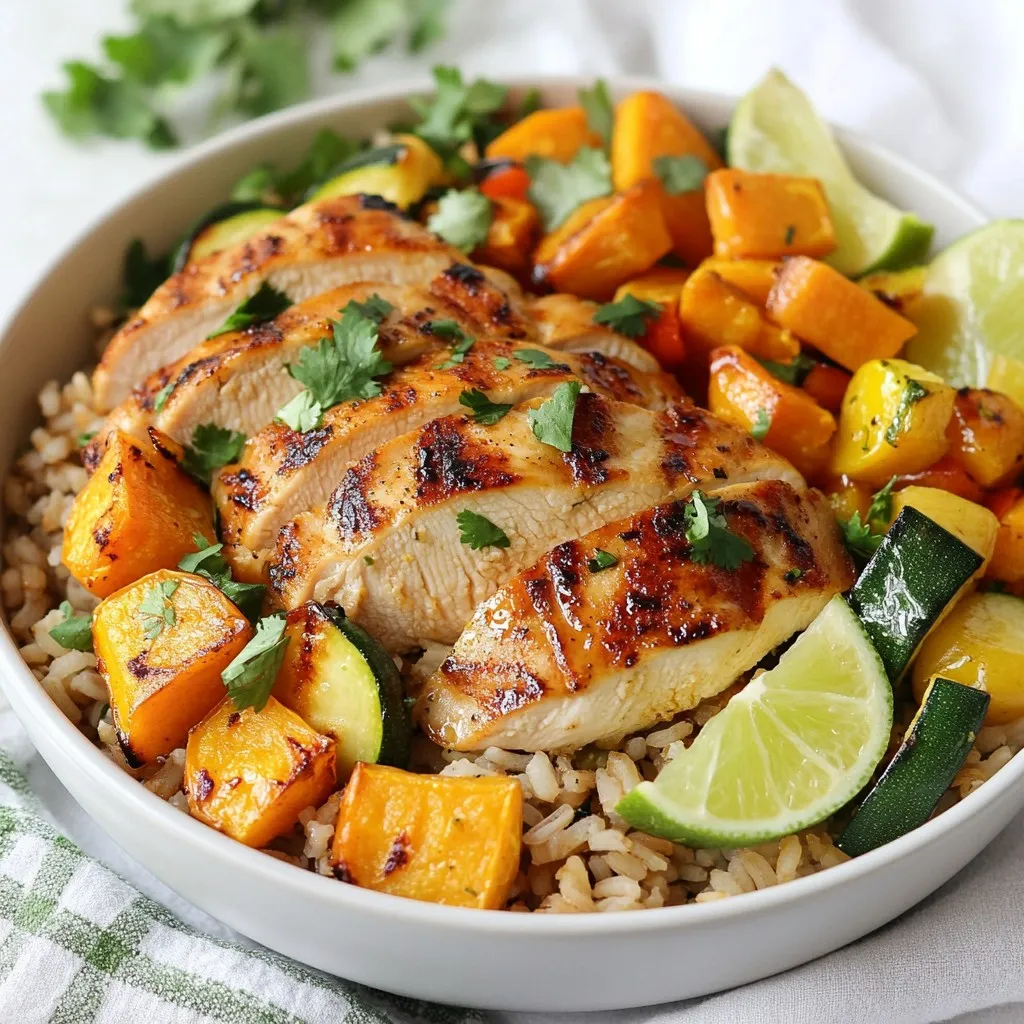 Chicken and Sweet Potato Rice Bowl Flavor Boost Recipe