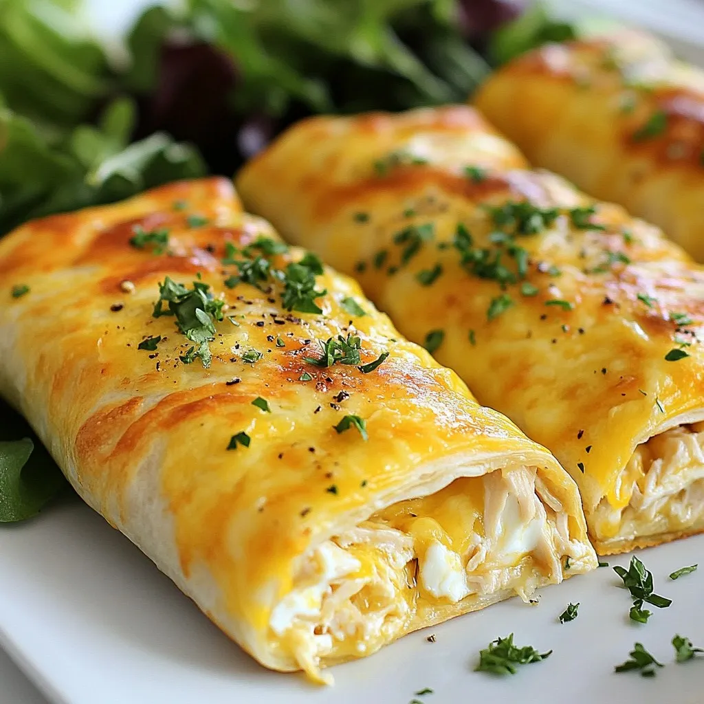 Cheesy Garlic Chicken Wraps Flavorful Easy Meal