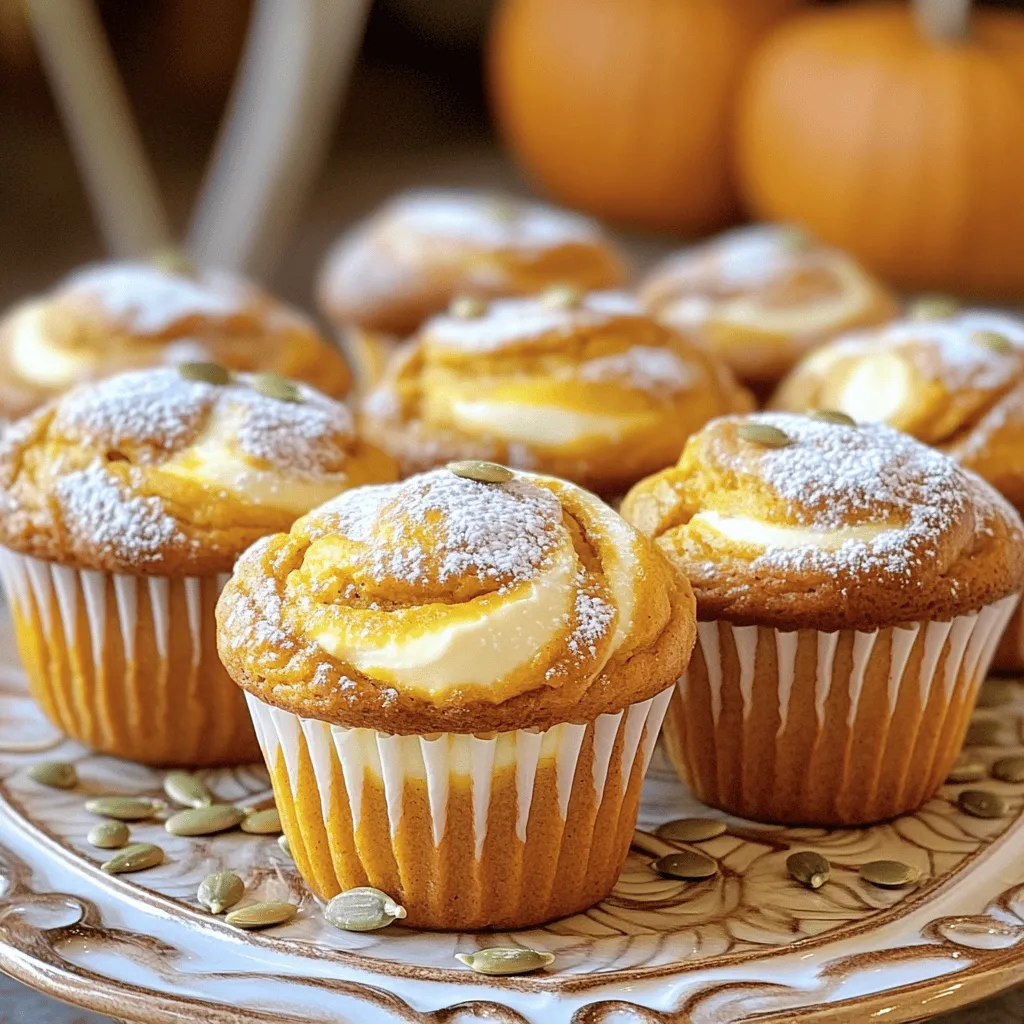 Pumpkin Cream Cheese Swirl Muffins Irresistibly Cozy