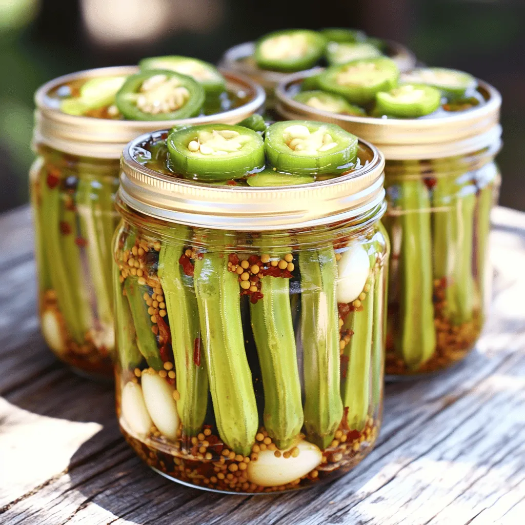 Spicy Pickled Okra Bold Flavor for Every Dish