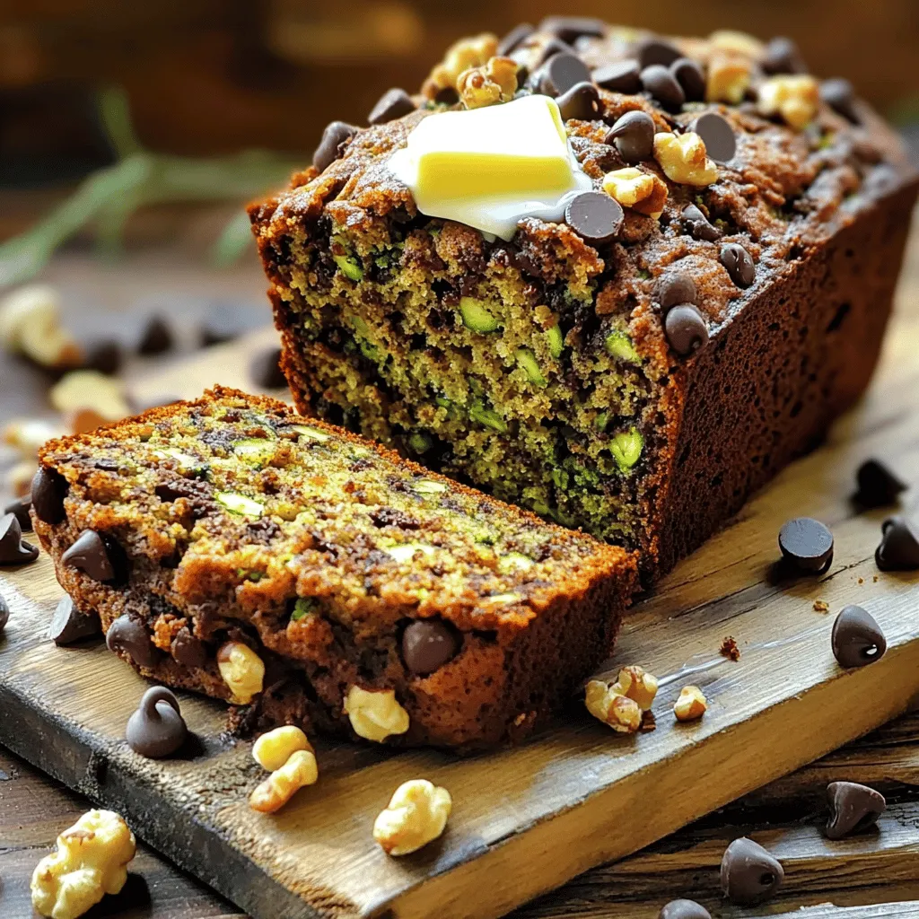Chocolate Chip Zucchini Bread Quick and Easy Delight