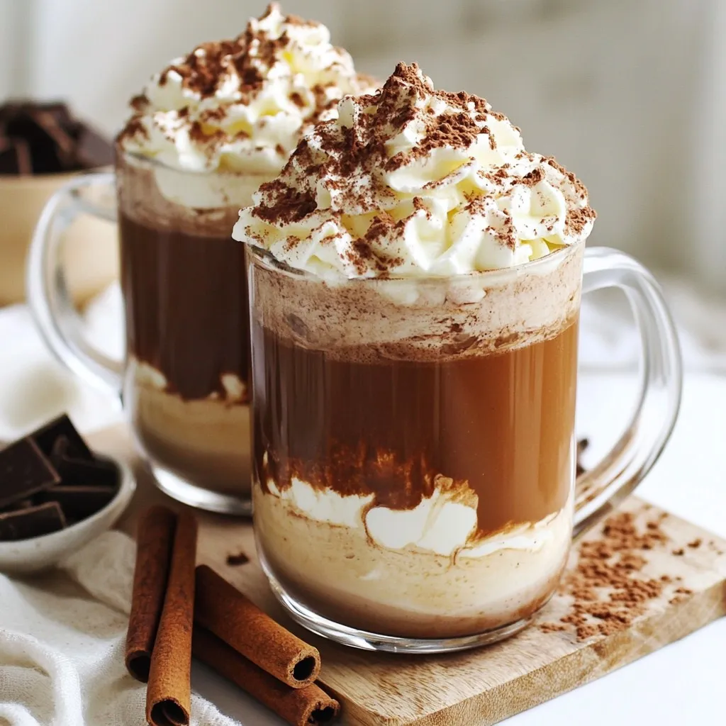 Ingredient Whipped Hot Chocolate Cozy and Simple Treat