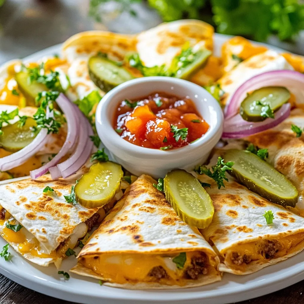 Savory Smashburger Quesadillas Easy and Delicious Meal