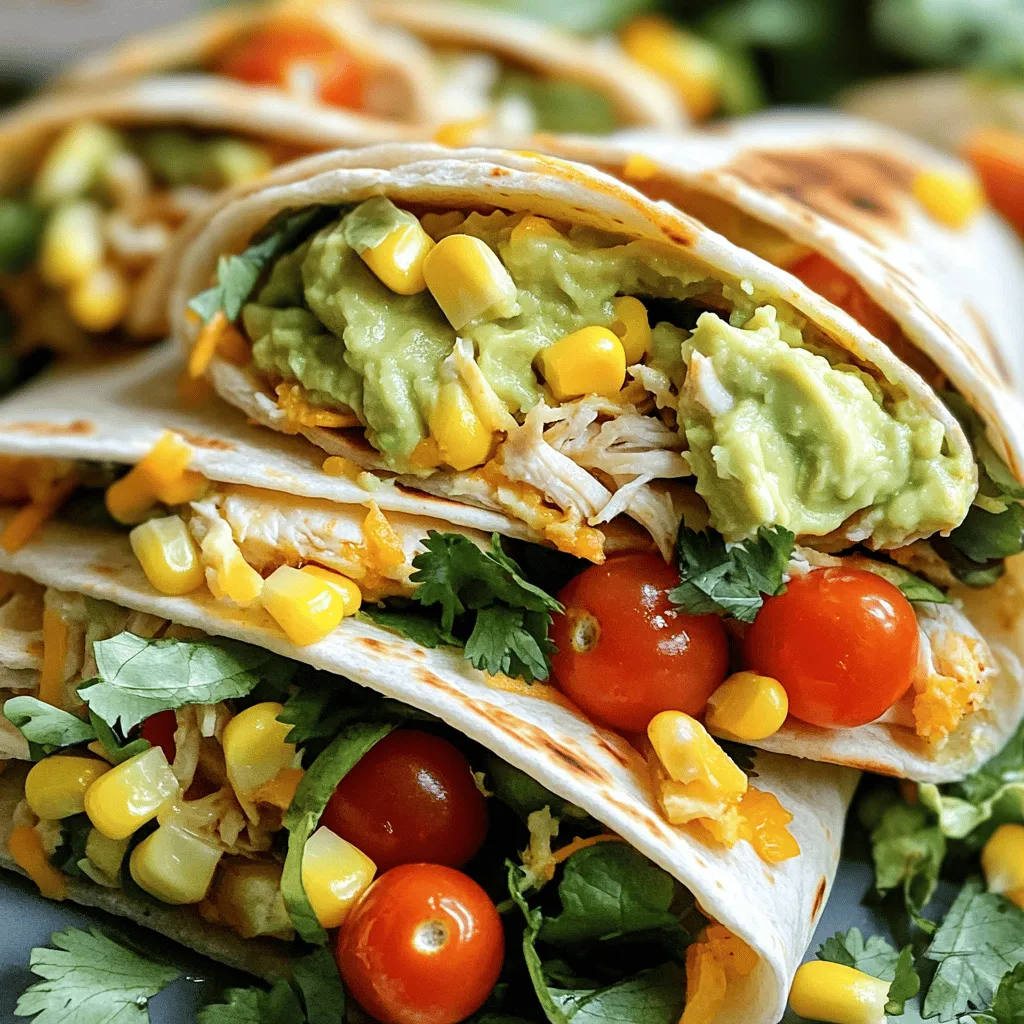 Chicken Avocado Ranch Burritos Easy Flavors to Enjoy